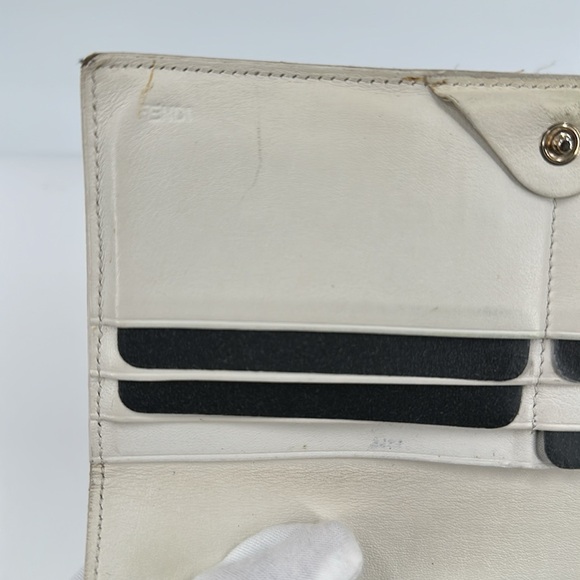 ⚡️SALE⚡️Authentic Fendi Pattina Zucca Long Wallet with box etc. - Picture 7 of 14